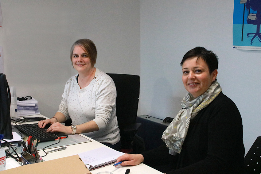 Marina Leray et Marjorie Le Ray