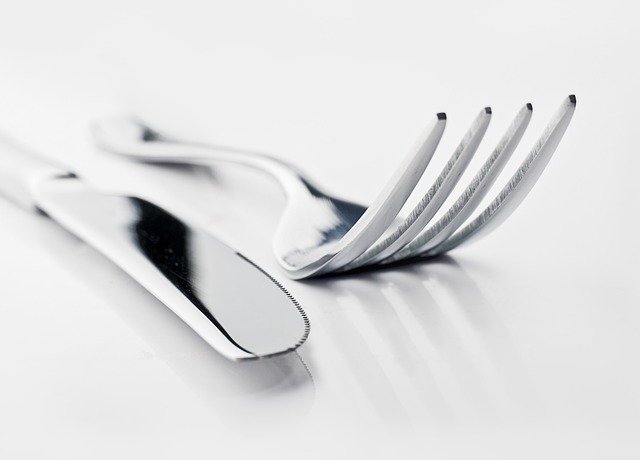 Couteau et fourchette